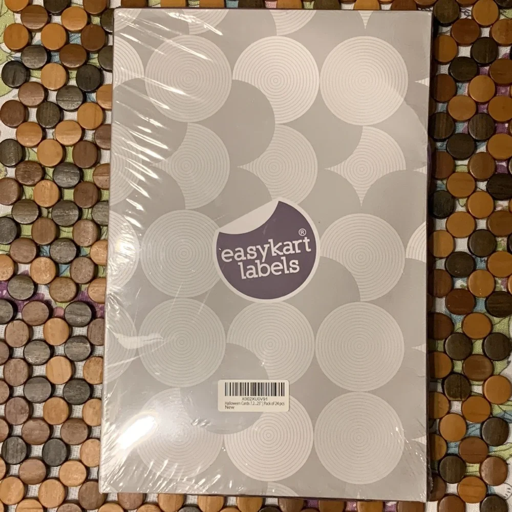 Easykart Labels 24 Halloween Cards Assortment
